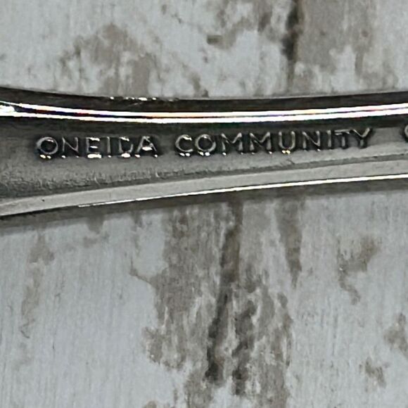 Oneida Community Brahms Stainless Steel Pierced Serving Spoon 3 pack - Picture 3 of 6